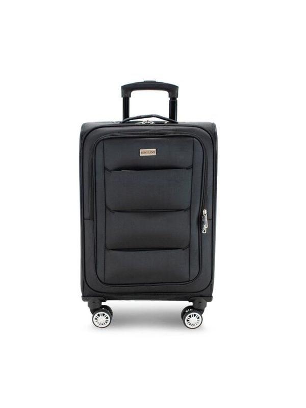 Semi Line Semi Line Малък текстилен куфар T5518-2 Черен
