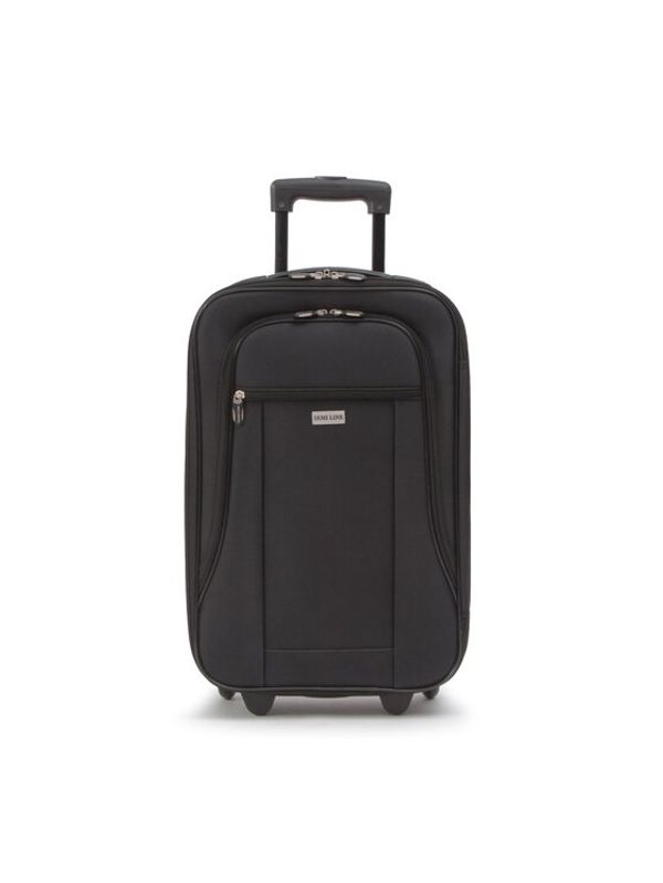 Semi Line Semi Line Малък текстилен куфар T5554-1 Черен