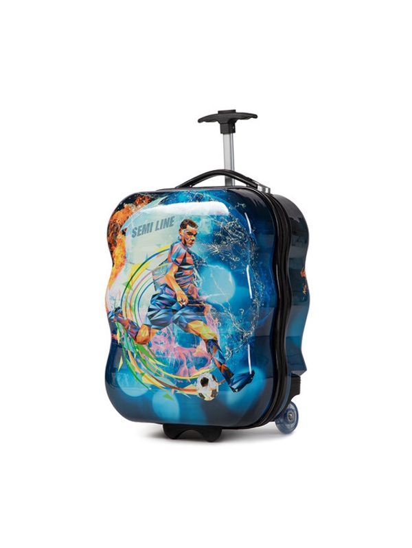 Semi Line Semi Line Малък твърд куфар T5463-7 Син