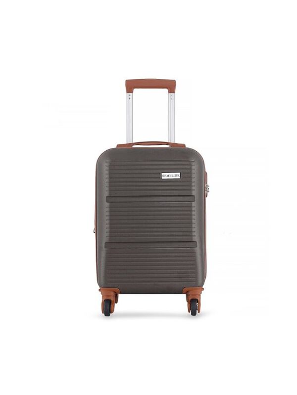 Semi Line Semi Line Малък твърд куфар T5583-1 Кафяв