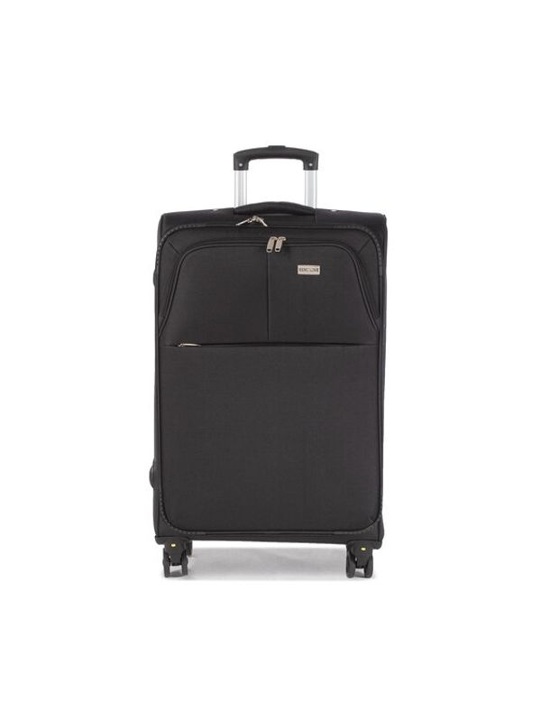 Semi Line Semi Line Среден текстилен куфар T5514-4 Черен