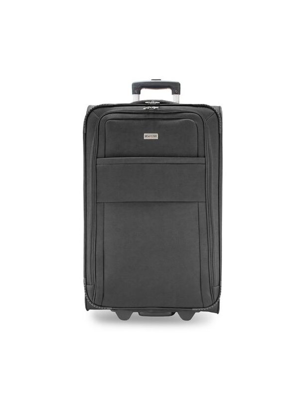 Semi Line Semi Line Среден текстилен куфар T5601-3 Черен