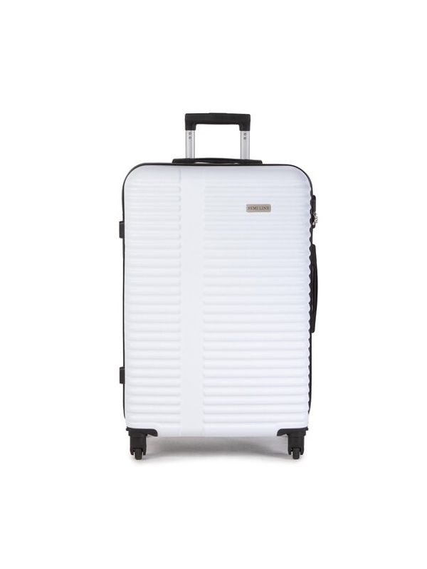 Semi Line Semi Line Среден твърд куфар T5524-3 Бял