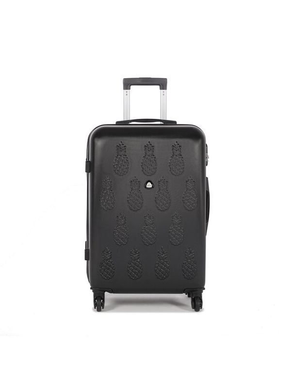 Semi Line Semi Line Среден твърд куфар T5542-4 Черен