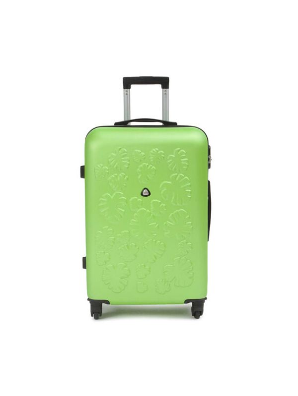 Semi Line Semi Line Среден твърд куфар T5568-4 Зелен