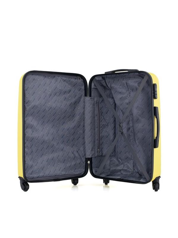 Semi Line Semi Line Среден твърд куфар T5571-4 Жълт