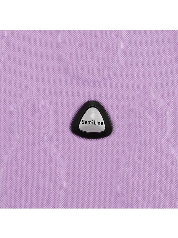Semi Line Semi Line Среден твърд куфар T5572-4 Виолетов
