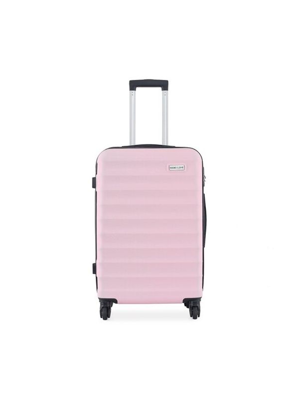 Semi Line Semi Line Среден твърд куфар T5632-4 Розов