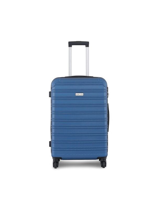 Semi Line Semi Line Среден твърд куфар T5635-4 Тъмносин