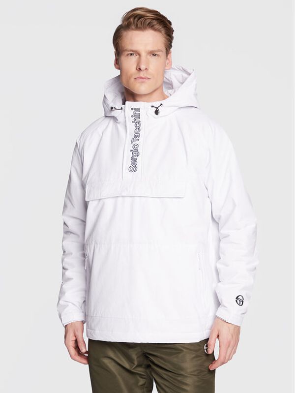 Sergio Tacchini Sergio Tacchini Анорак Octopus 39924 Бял Regular Fit