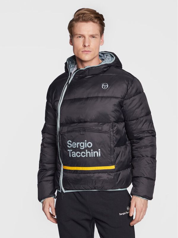 Sergio Tacchini Sergio Tacchini Пухено яке Replica 39811 Черен Regular Fit