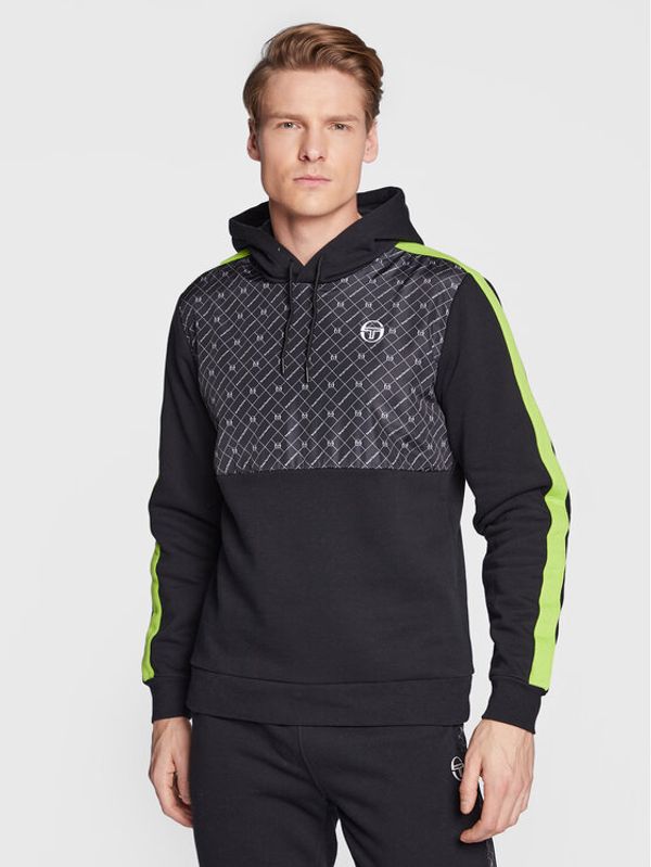 Sergio Tacchini Sergio Tacchini Суитшърт Replica 39805 Черен Regular Fit