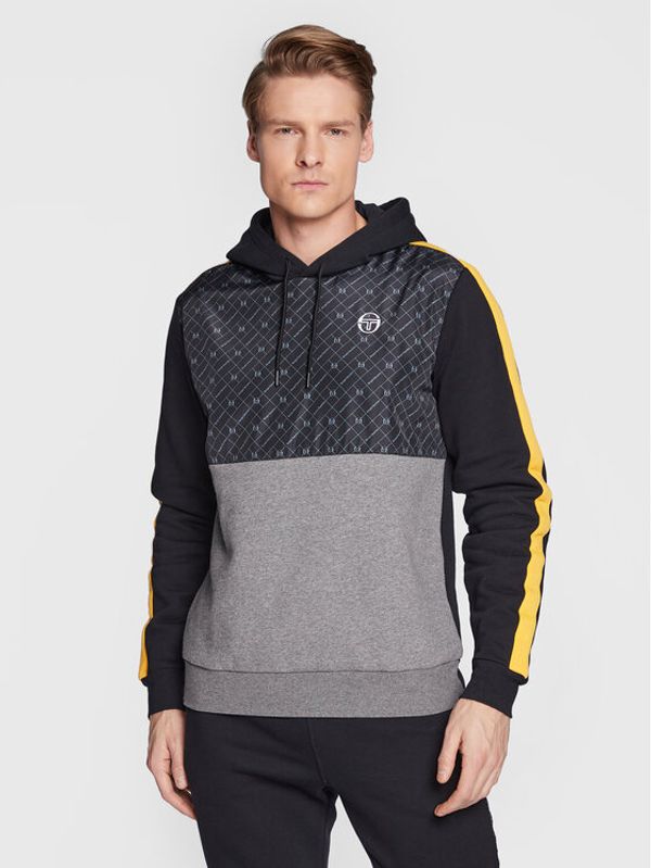Sergio Tacchini Sergio Tacchini Суитшърт Replica 39805 Черен Regular Fit