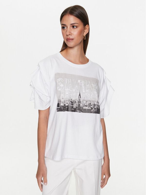 Silvian Heach Silvian Heach Блуза GPP23084TS Бял Regular Fit