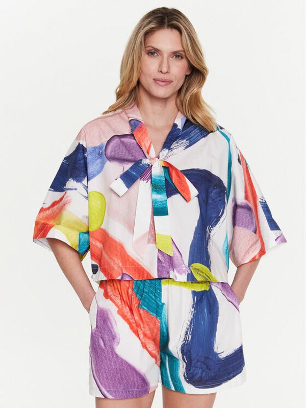 Silvian Heach Silvian Heach Блуза GPP23415BL Цветен Relaxed Fit