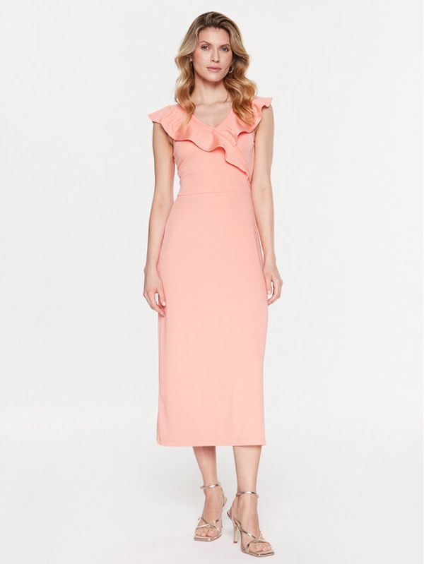 Silvian Heach Silvian Heach Ежедневна рокля GPP23299VE Оранжев Regular Fit