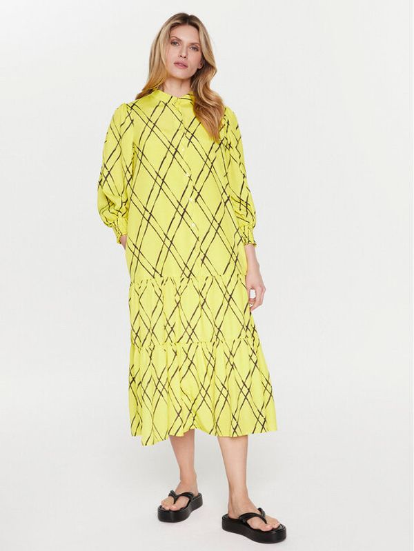 Silvian Heach Silvian Heach Ежедневна рокля GPP23374VE Жълт Regular Fit