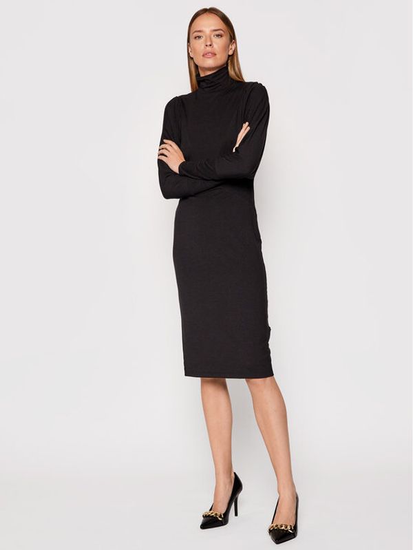 Silvian Heach Silvian Heach Ежедневна рокля Lalovo PGA21095VE Черен Slim Fit