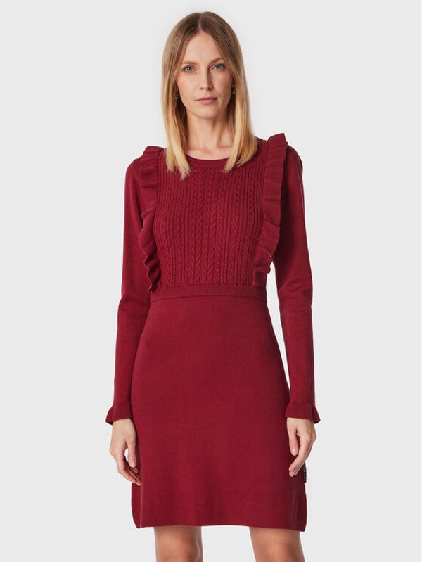 Silvian Heach Silvian Heach Ежедневна рокля PGA22121VE Бордо Regular Fit