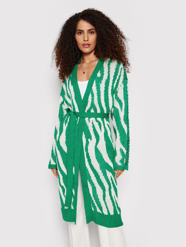 Silvian Heach Silvian Heach Кардиган PGP22476CD Зелен Regular Fit