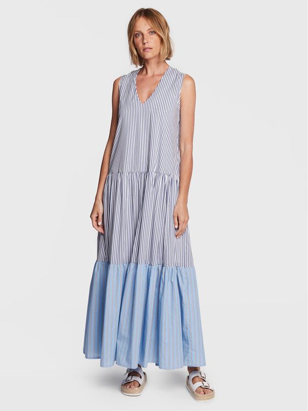 Silvian Heach Silvian Heach Лятна рокля GPP23359VE Син Loose Fit