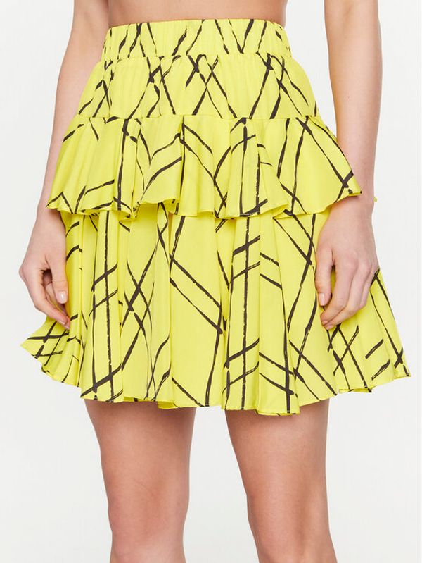 Silvian Heach Silvian Heach Мини пола GPP23378GO Жълт Regular Fit