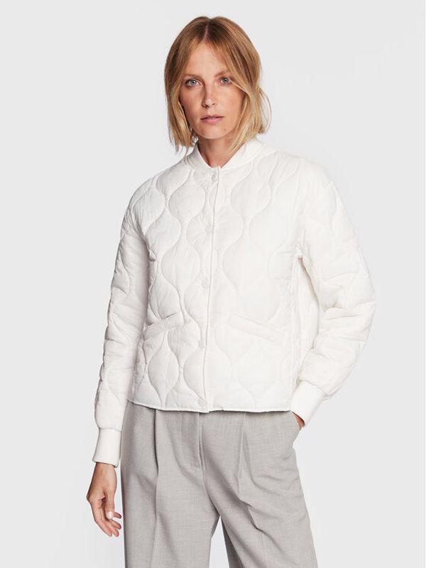 Silvian Heach Silvian Heach Пухено яке Down GPP23504PI Бял Regular Fit