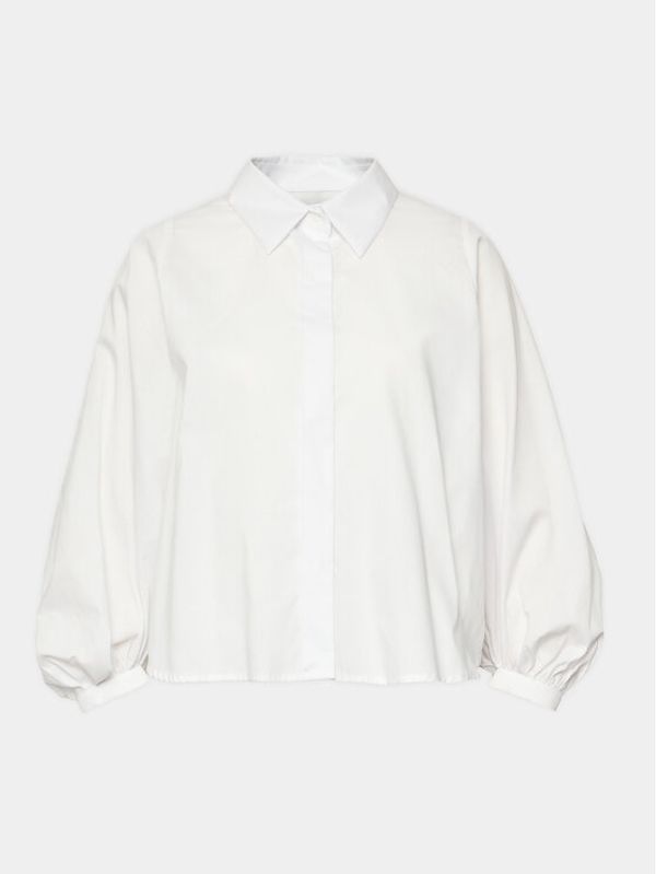 Silvian Heach Silvian Heach Риза GPP23502CA Бял Relaxed Fit