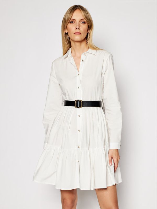 Silvian Heach Silvian Heach Рокля тип риза Mulcibe PGP21337VE Бял Regular Fit