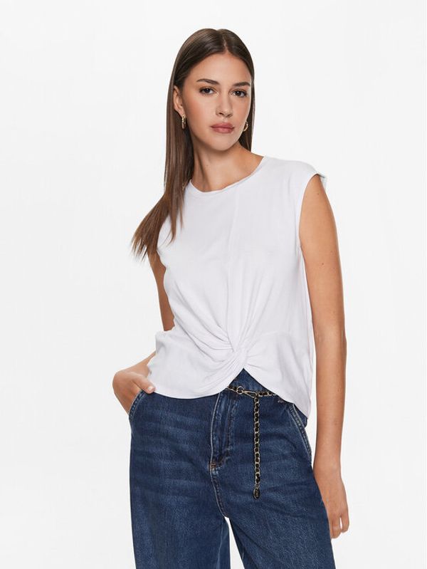 Silvian Heach Silvian Heach топ GPP23024CN Бял Slim Fit