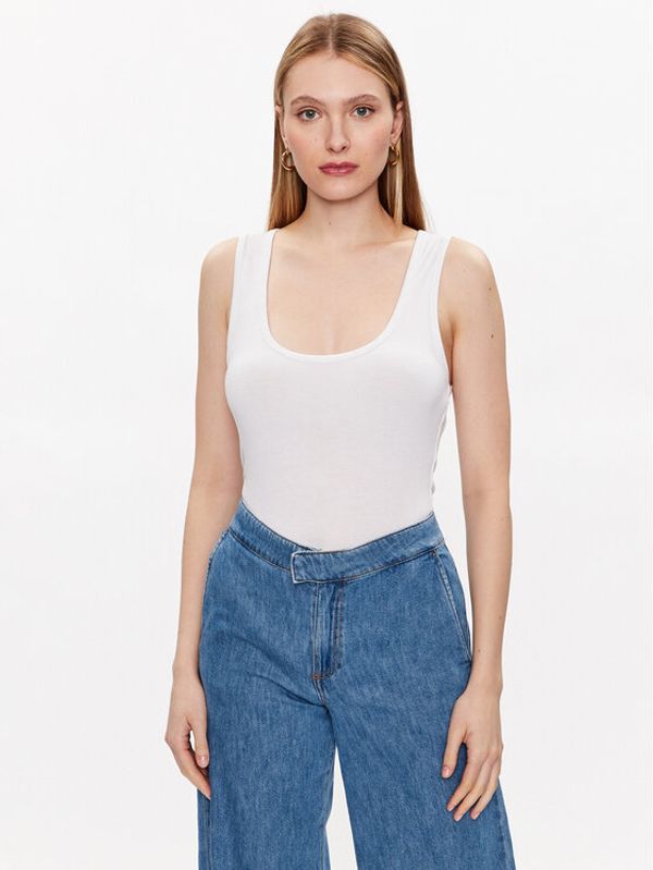 Silvian Heach Silvian Heach топ GPP23106CN Бял Regular Fit