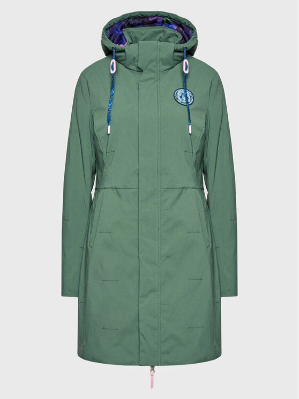 Silvini Silvini Преходно яке Montesa 3223-WJ2109 Зелен Regular Fit