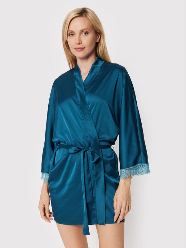 Simone Pérèle Simone Pérèle Халат Satin Secrets 23H980 Тъмносин
