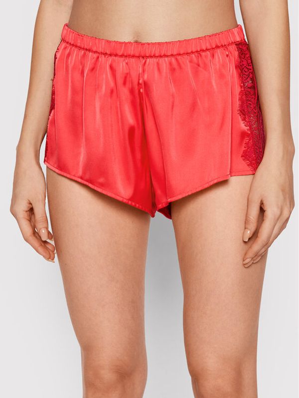 Simone Pérèle Simone Pérèle Пижамени шорти Satin Secrets 23H640 Червен Relaxed Fit