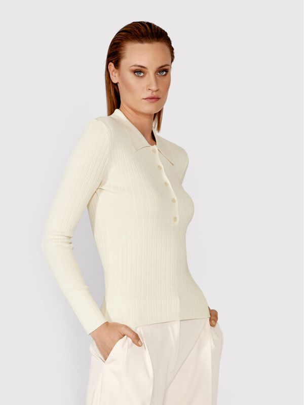 Simple Simple Блуза SWD003 Бежов Regular Fit