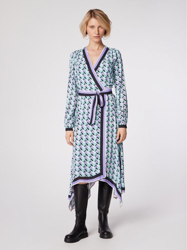 Simple Simple Ежедневна рокля SUD079 Син Regular Fit