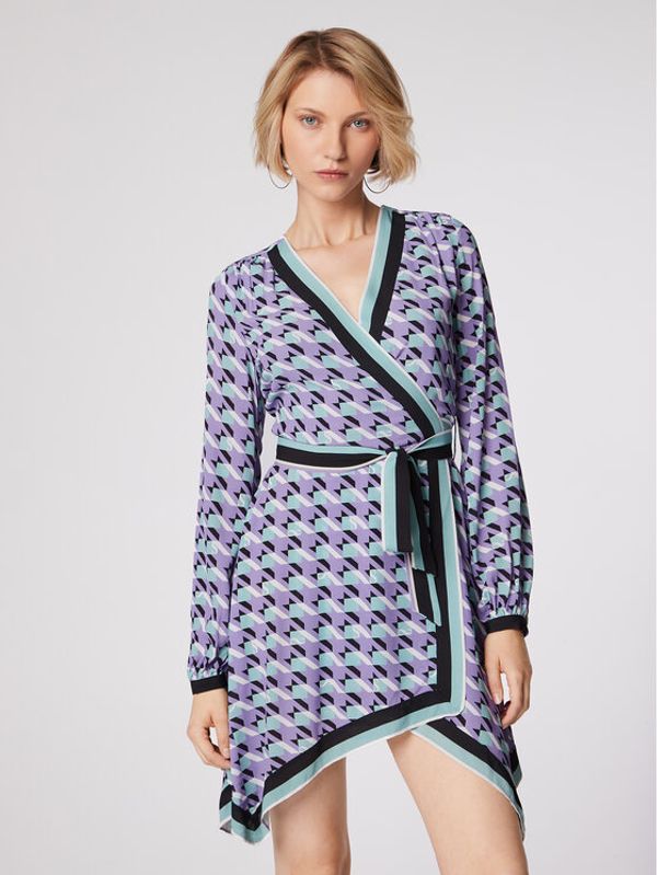 Simple Simple Ежедневна рокля SUD081 Виолетов Regular Fit