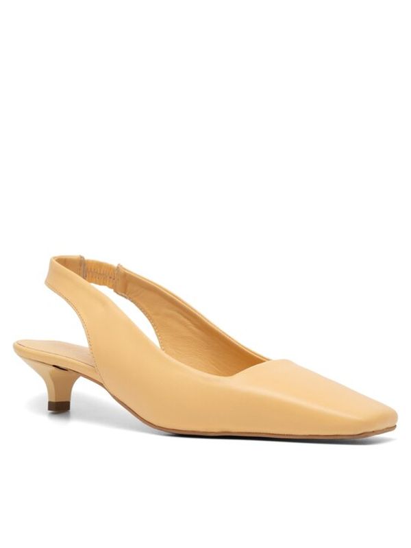 Simple Simple Обувки на ток SEWILLA-23SS3418 Жълт