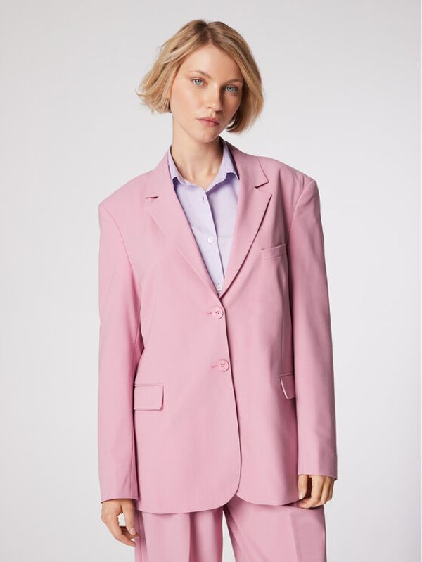 Simple Simple Сако MKD010 Розов Regular Fit