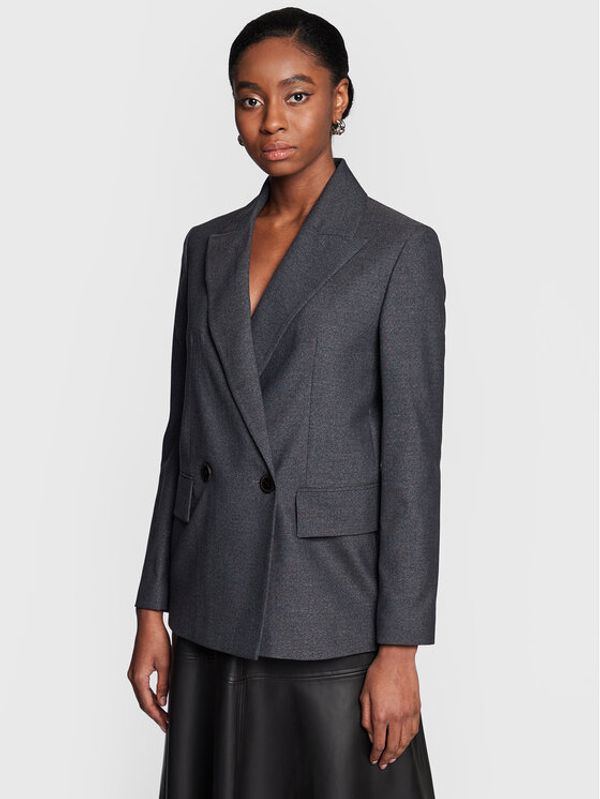 Sisley Sisley Блейзър 22NKLW00K Сив Regular Fit