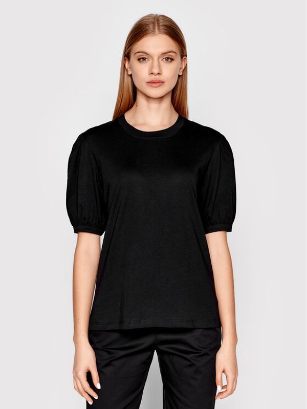 Sisley Sisley Блуза 3I1XL100C Черен Regular Fit