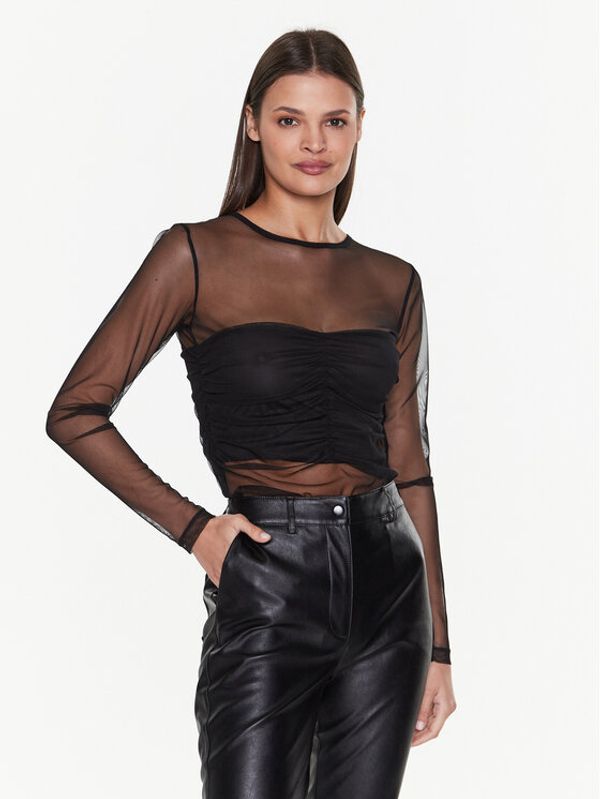 Sisley Sisley Блуза 3OAPW1009 Черен Regular Fit