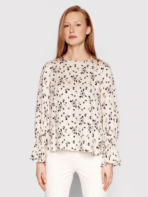 Sisley Sisley Блуза 5OIJLQ00C Бежов Regular Fit