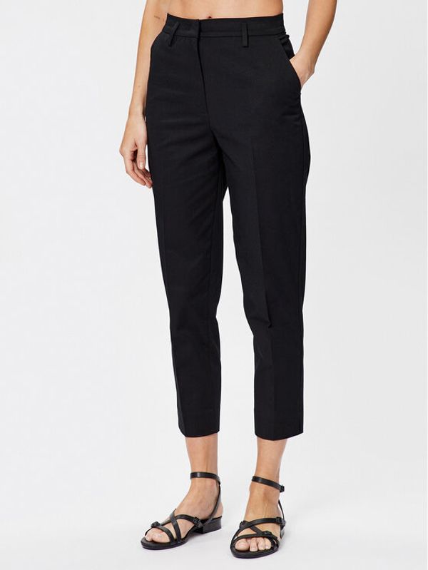 Sisley Sisley Чино панталони 4IULLF00V Черен Regular Fit