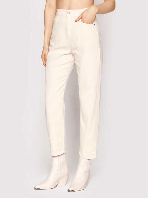 Sisley Sisley Дънки 4ZN5576X7 Бежов Mom Fit