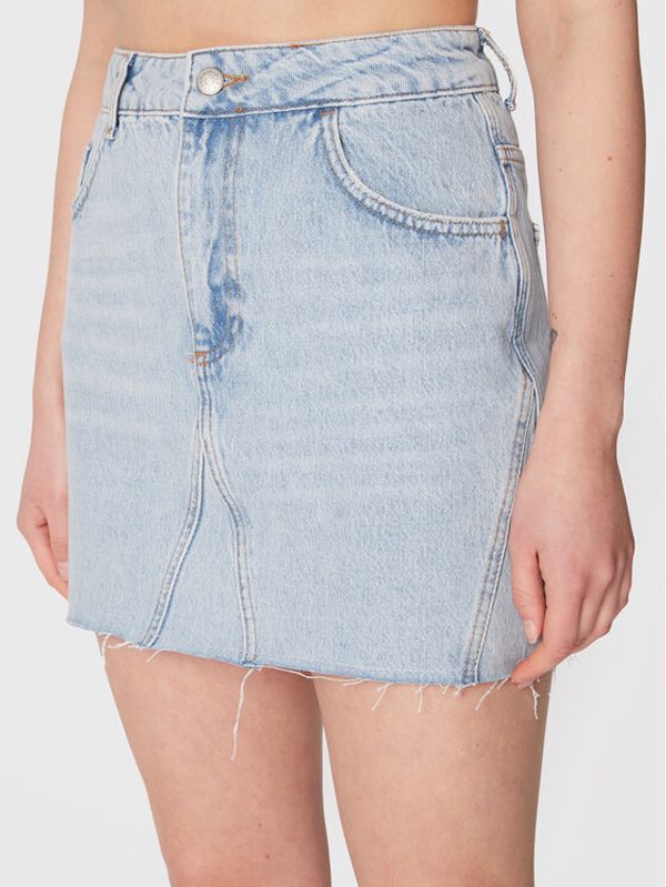 Sisley Sisley Дънкова пола 497SL0010 Син Regular Fit