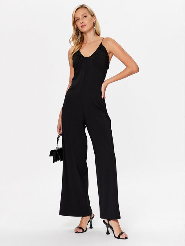 Sisley Sisley Ежедневна рокля 41AYLT00D Черен Regular Fit