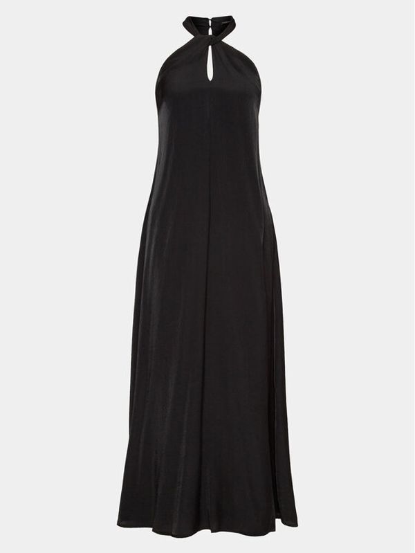 Sisley Sisley Ежедневна рокля 48PWLV043 Черен Regular Fit