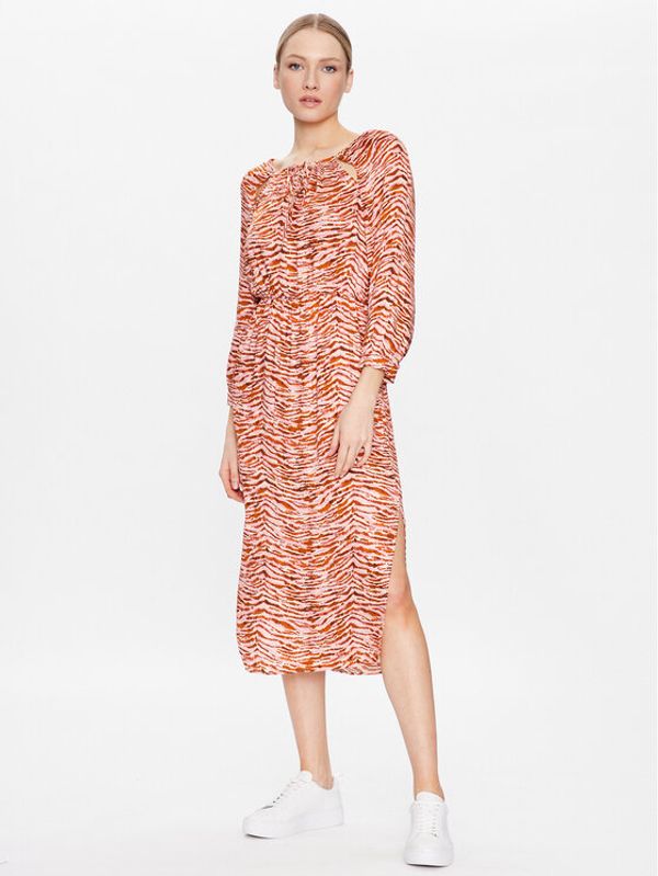 Sisley Sisley Ежедневна рокля 4KINLV034 Цветен Regular Fit