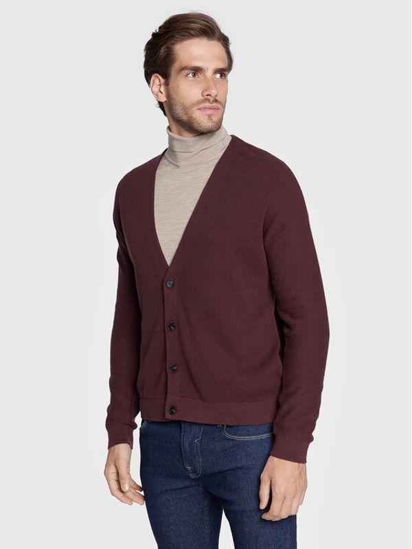 Sisley Sisley Кардиган 10C1S600A Бордо Regular Fit